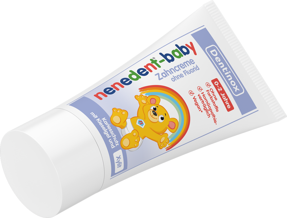 nenedent Baby-Zahncreme ohne Fluorid
